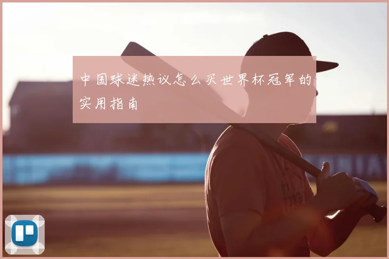 中国球迷热议怎么买世界杯冠军的实用指南